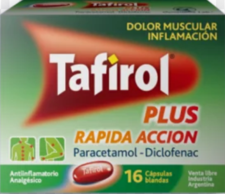 TAFIROL PLUS RAPIDA ACCION X 8