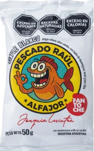ALFAJOR PESCADO RAUL X 50 GR BCO