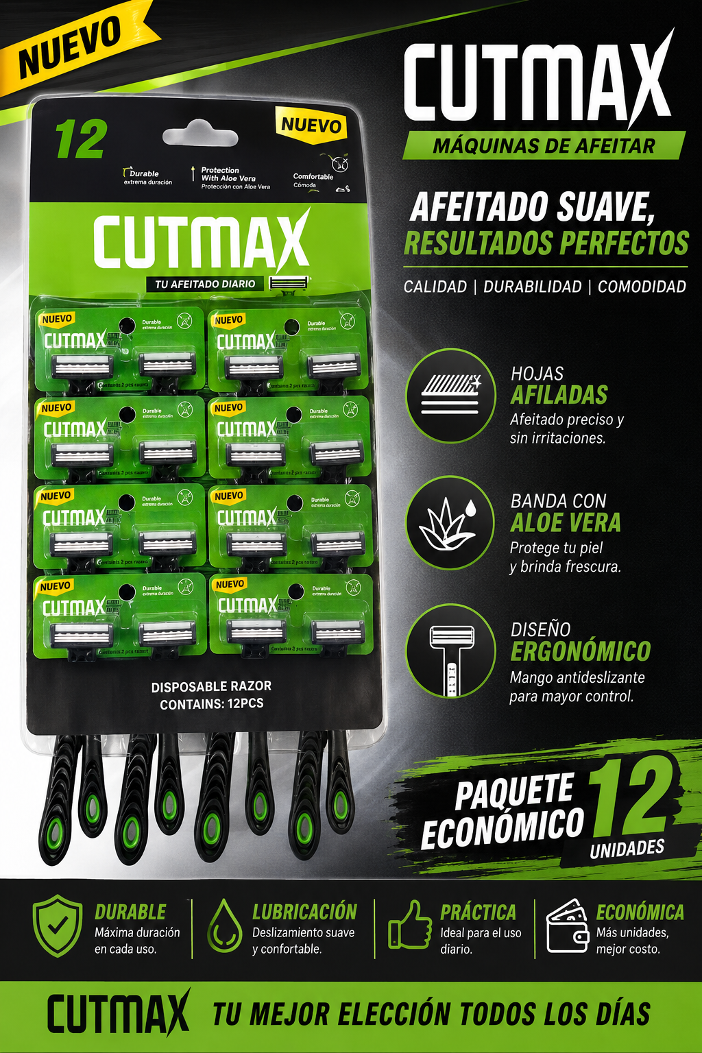 MAQUINA CUTMAX 3 HOJAS