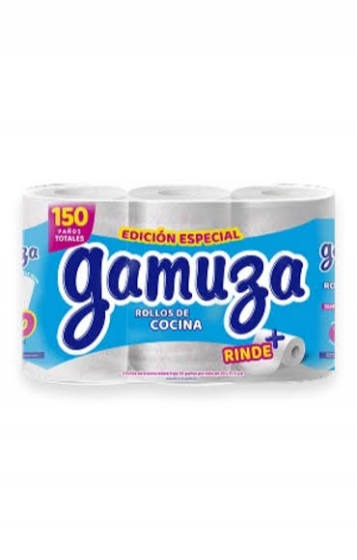 ROLLO DE COCINA GAMUZA X 3 