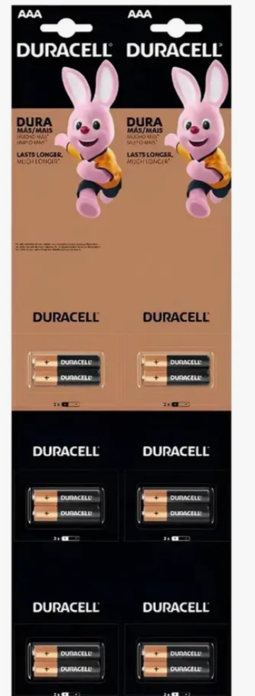 DURACEL AAA TIRA X 1