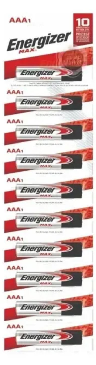ENERGIZER AAA X 1 TIRA X 10