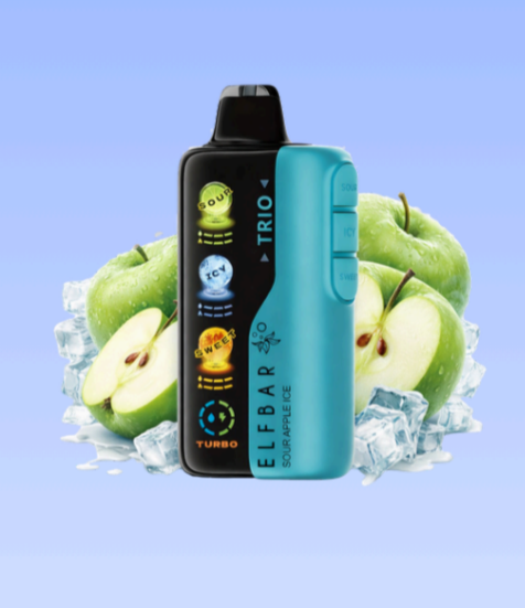 ELFBAR 40K TRIO SOUR APPLE ICE