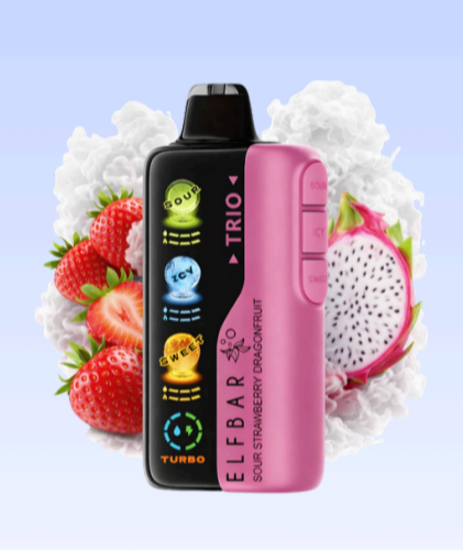 ELFBAR 40K TRIO SOUR STRAWBERRY DRAGONFRUIT