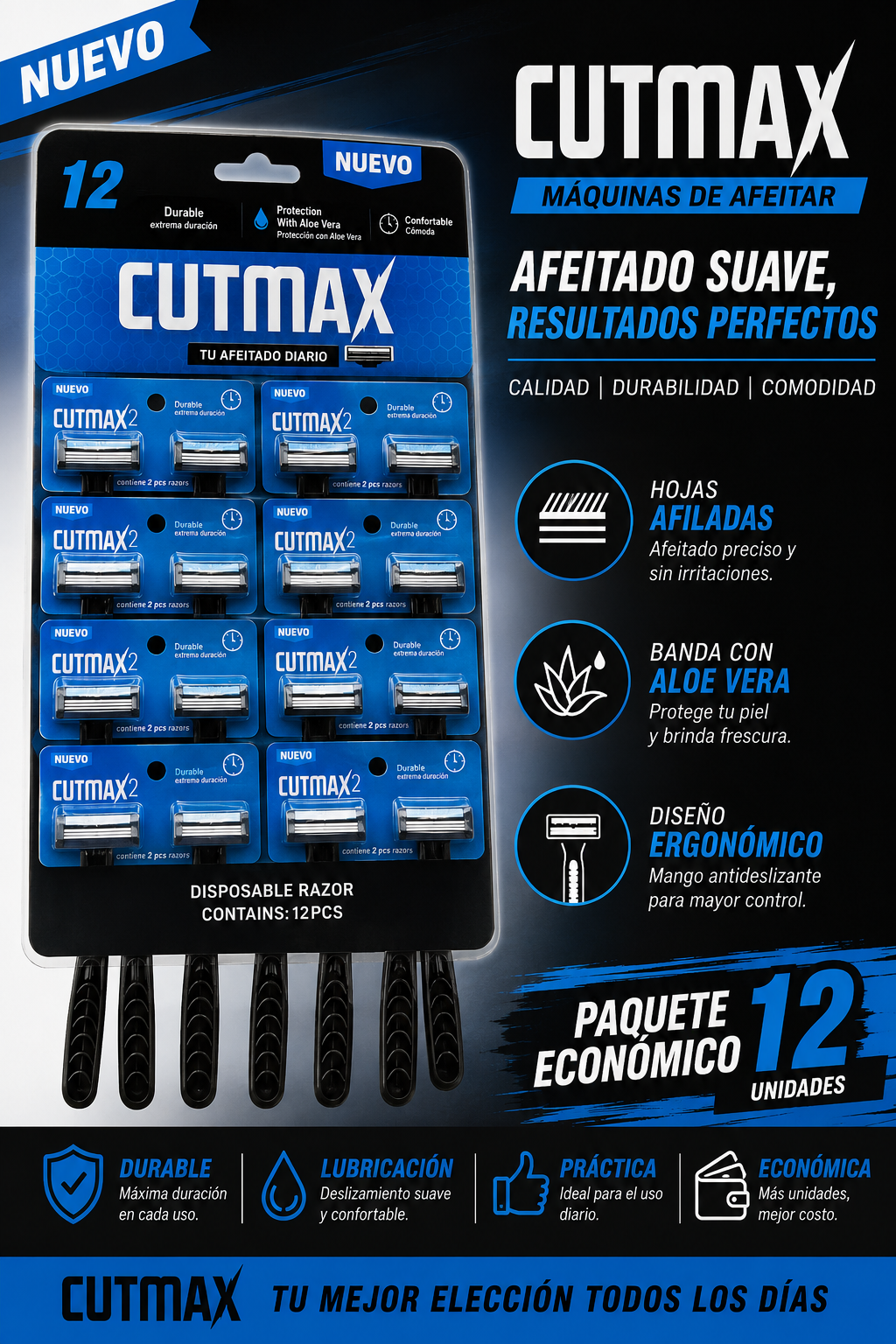 MAQUINA 2 HOJAS CUTMAX