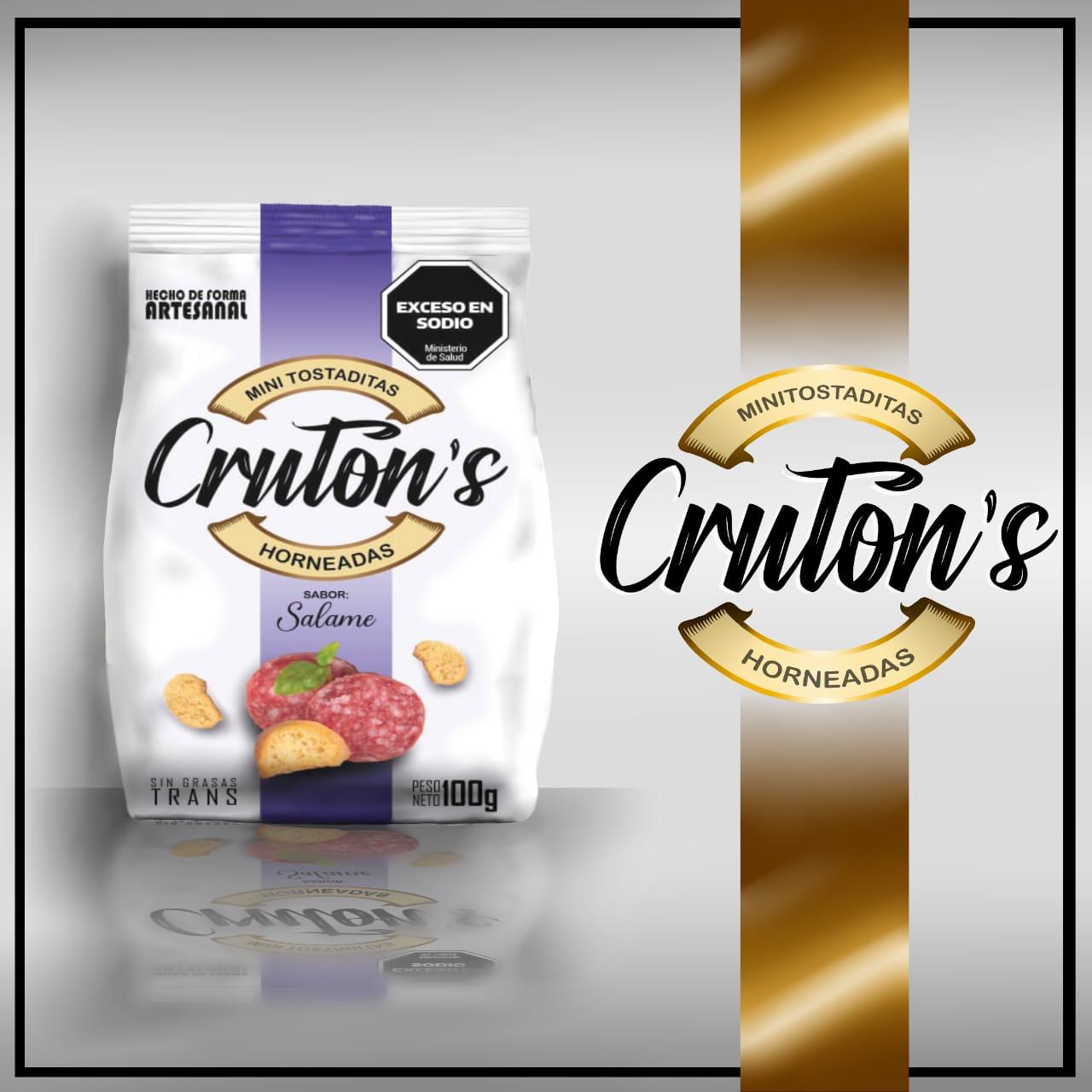 CRUTONS SALAME X 100 GR 3+1 S/C 