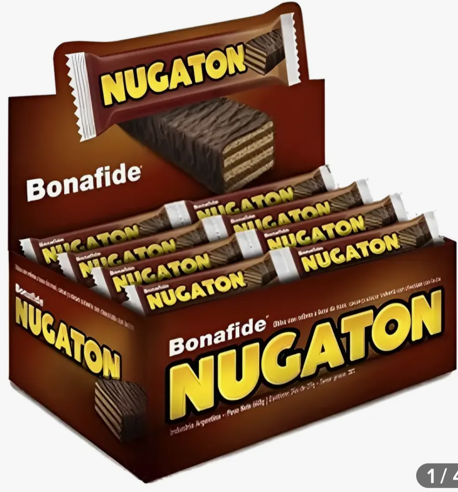 NUGATON LECHE X 24 GR