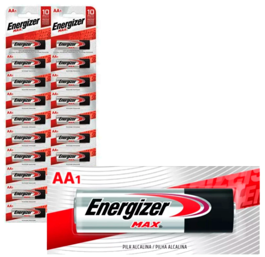 ENERGIZER AA X 1 TIRA X 10